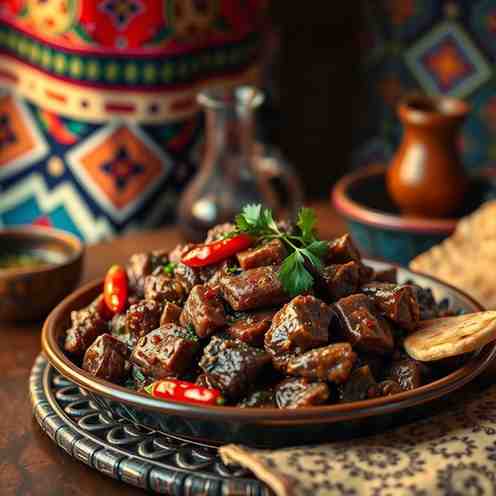 Eritrean Dulet - Spicy Beef Tripe & Liver Recipe